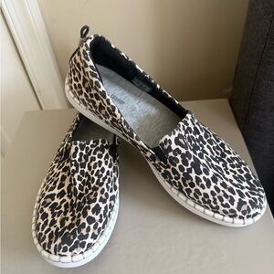 Clarks Animal Print Slip-On Shoes